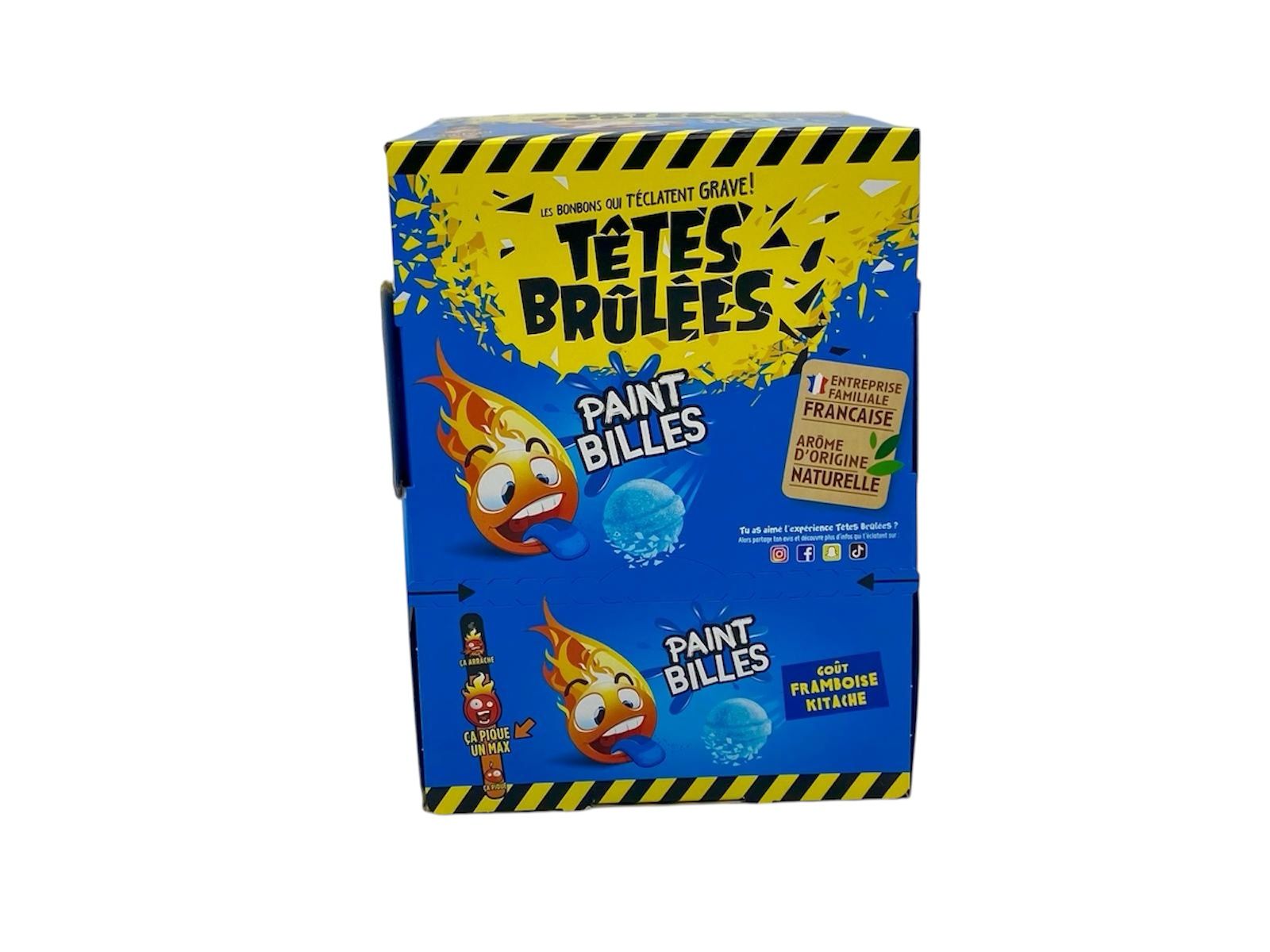 TÊTES BRULÉES FRAMBOISE BLEU Halal